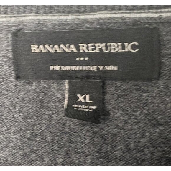 Men's Banana Republic Luxury Silk Blend V-Neck Long Sleeve Sweater Size XL - Picture 5 of 10